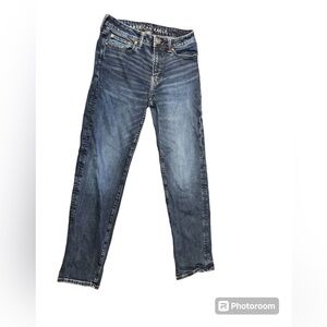 American Eagle 29 X 32 / Airflex jeans / straight leg / dark vintage wash EUC